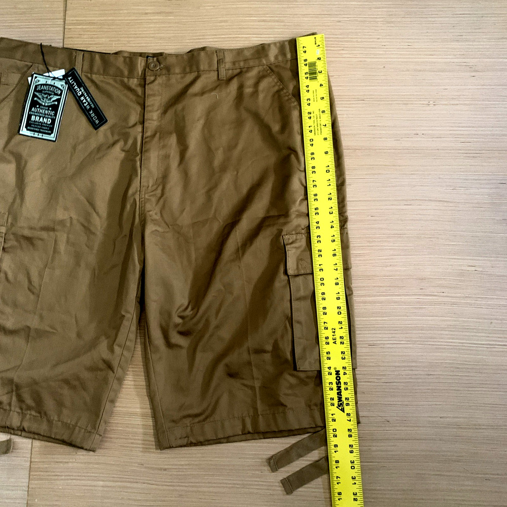 Jeanstation Superior Men's Size 50 Flat Front Cargo Shorts Big & Tall Brand New - Picture 5 of 16